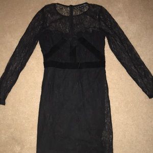 For love and lemons black lace dress